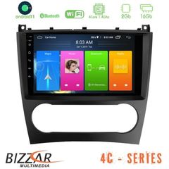 Bizzar Mercedes W203 Facelift 4core Android11 2+16GB Navigation Multimedia Tablet 9″