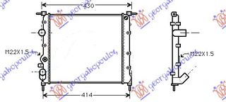 ΨΥΓΕΙΟ ΒΕΝΖ-AC(35x37)Μ/ΒΒ (ΒΙΔ.ΒΕΝ.)  για RENAULT CLIO 98-01