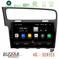 Bizzar VW GOLF 7 4core Android11 2+16GB Navigation Multimedia Tablet 10″