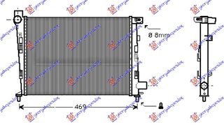 ΨΥΓΕΙΟ ΒΕΝΖΙΝΗ -A/C (40x37.5) Χ/ΔΟΧΕΙΟ (MAHLE BEHR)  για MERCEDES A CLASS (W168) 98-04