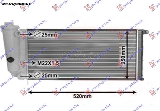 ΨΥΓEIO 750-900-1.0-1.1 M/A (52x25)  για LANCIA Y10 84-91