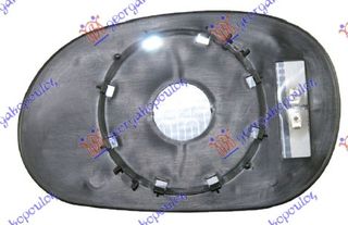 ΚΡΥΣΤΑΛΛΟ ΚΑΘΡΕΦΤΗ (CONVEX GLASS) ΔΕΞΙΑ ΠΛΕΥΡΑ για RENAULT LAGUNA 98-00