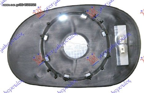 ΚΡΥΣΤΑΛΛΟ ΚΑΘΡΕΦΤΗ (CONVEX GLASS) ΔΕΞΙΑ ΠΛΕΥΡΑ για RENAULT LAGUNA 98-00