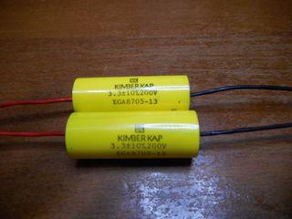 ΠΥΚΝΩΤΕΣ AUDIOPHILE KIMBER KAP CAPACITORS 3.3 uF 200 VOLT