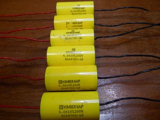 ΠΥΚΝΩΤΕΣ AUDIOPHILE KIMBER KAP CAPACITORS 6 uF 200 VOLT