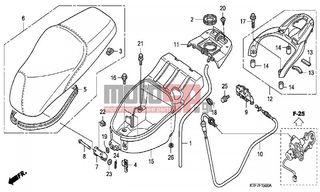 Honda SH 150 βασεις σελας γνησιες 50352-KE1-000