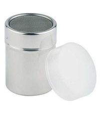 Ανοξείδωτο Δοχείο με Σίτα και Καπάκι για Κανέλα-Άχνη