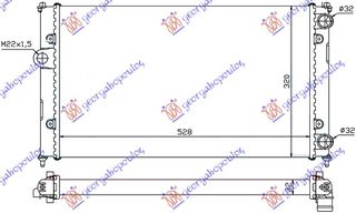 ΨΥΓΕΙΟ 1,6-1,8 8V -A/C (52x32) ΠΑΡ. Σ/Ο  για SEAT CORDOBA 93-95