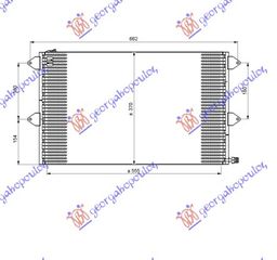 ΨΥΓΕΙΟ A/C (55x35x2.0)  για VW POLO CLASSIC 95-02