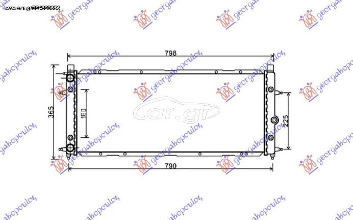 ΨΥΓΕΙΟ 1,8-2,0-1,9D-2,4D (72x32)  για VW TRANSPORTER (T4) 91-96