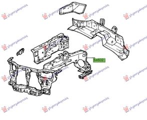 ΣΑΣΙ ΕΜΠΡΟΣ (Γ) ΔΕΞΙΑ ΠΛΕΥΡΑ για HYUNDAI ACCENT L/B 97-99