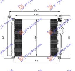 ΨΥΓΕΙΟ A/C ΒΕΝΖΙΝΗ-ΠΕΤΡΕΛΑΙΟ (39x33.5)  για KIA PICANTO 04-08