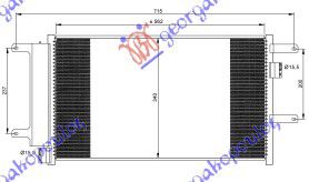 ΨΥΓΕΙΟ A/C 3.0 T.D (570x338x16) 2003-  για IVECO DAILY 00-07