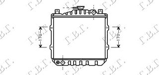 ΨΥΓΕΙΟ 800cc ΒΕΝΖΙΝΗ (300x345)  για SUZUKI ALTO 89-91