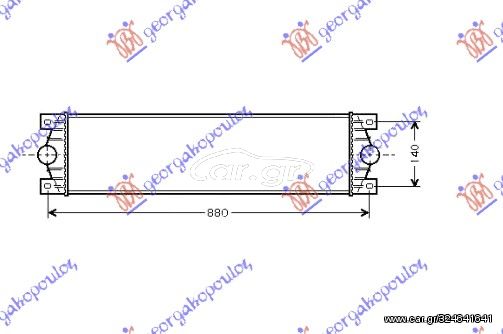 ΨΥΓ. INTER. ΠΕΤΡΕΛΑΙΟ 03- (74x17,5x4,0)  για RENAULT MASTER/MASCOTT 98-09