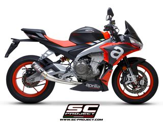 Sc Project Ολόσωμη Εξάτμιση 2 - 1 CR-T Carbon Aprilia Tuono 660 2021 - 2022 Racing Version Χωρις Προδιαγραφές Θορύβου(Λαιμός Τιτανίου) (Η Τιμή ειναι ενδεικτική,Ρωτήστε μας για την προσφορά μας)