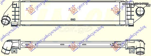 ΨΥΓ INTERC 1,6-1,8-2,0-2,2TDCI (66x15x4)  για FORD S-MAX 07-11