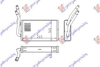 ΨΥΓΕΙΟ ΚΑΛΟΡΙΦΕΡ (247x146)  για FORD TRANSIT 00-06