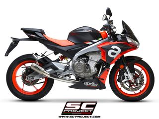 Sc Project Ολόσωμη Εξάτμιση 2 - 1 CR-T Titanium Aprilia Tuono 660 2021 - 2024 Racing Version Χωρις Προδιαγραφές Θορύβου (Λαιμός Ανοξειδωτος)(Η Τιμή ειναι ενδεικτική,Ρωτήστε μας για την προσφορά μας)