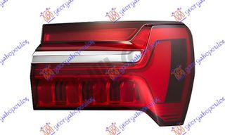 ΦΑΝΟΣ ΠΙΣΩ ΕΞΩ LED ΔΥΝΑΜΙΚΟ (ΜΕ ΧΡΩΜΙΟ ΔΙΑΚΟΣΜΗΤΙΚΟ) (ULO) ΔΕΞΙΑ ΠΛΕΥΡΑ για AUDI A6 18-