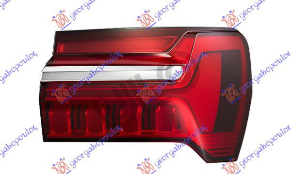 ΦΑΝΟΣ ΠΙΣΩ ΕΞΩ LED ΔΥΝΑΜΙΚΟ (ΜΕ ΧΡΩΜΙΟ ΔΙΑΚΟΣΜΗΤΙΚΟ) (ULO) ΔΕΞΙΑ ΠΛΕΥΡΑ για AUDI A6 18-