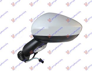 ΚΑΘΡΕΦΤΗΣ ΗΛΕΚ.ΒΑΦ.(Μ/ΦΛΑΣ) (Α ΠΟΙΟΤΗΤΑ) (CONVEX GLASS) ΑΡΙΣΤΕΡΗ ΠΛΕΥΡΑ για CITROEN DS3 14-16