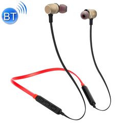 BTH-S8 Sports Style Magnetic Wireless Bluetooth In-Ear Headphones, For iPhone, Galaxy, Huawei, Xiaomi, LG, HTC and Other Smart Phones, Working Distance: 10m(Gold)