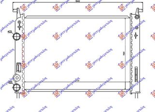 ΨΥΓΕΙΟ 1,2 ΒΕΝΖ (52x36x2,5) 00-  για FIAT ALBEA 02-05