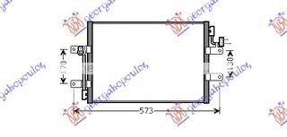 ΨΥΓΕΙΟ A/C 1,3 JTD (45x35x16) 03-  για FIAT ALBEA 05-