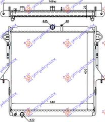 ΨΥΓΕΙΟ 2.5 ΒΕΝΖΙΝΗ ΜΗΧΑΝΙΚΟ-ΑΥΤΟΜΑΤΟ (605x640) για FORD RANGER 2012-2015 (TKE)