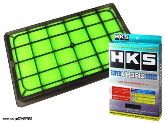 HKS Super Hybrid - Made in japan !!! Φίλτρο αέρα βελτιώνει την ροή του αέρα,ροπή/ιπποδύναμη/ήχο για Mitsubishi Lancer Evolution 4 5 6 7 8 9