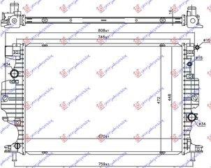 ΨΥΓΕΙΟ 1.5-2.0 EcoBoost BENZINH (2.0 TDCI ΑΥΤΟΜΑΤΟ) ΠΕΤΡΕΛΑΙΟ (670x448x16) για FORD MONDEO 14-19