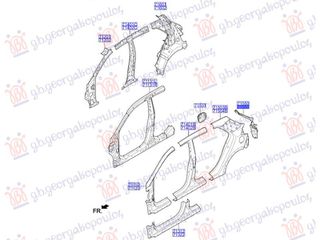 ΦΑΝΟΣΤΑΤΗΣ ΠΙΣΩ (Γ) ΔΕΞΙΑ ΠΛΕΥΡΑ για HYUNDAI i20 (H/B) 14-18