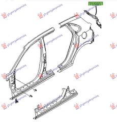ΦΑΝΟΣΤΑΤΗΣ ΠΙΣΩ (Η/Β) (Γ) ΑΡΙΣΤΕΡΗ ΠΛΕΥΡΑ για HYUNDAI i30 HATCHBACK/TOURER 17-20
