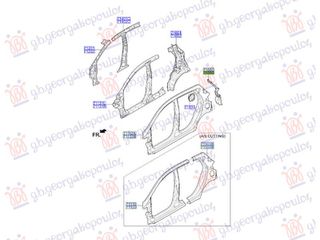 ΦΑΝΟΣΤΑΤΗΣ ΠΙΣΩ (Γ) ΔΕΞΙΑ ΠΛΕΥΡΑ για HYUNDAI i10 13-16