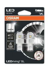 OSRAM W16W 12V 2W (16W) W2.1x9.5d LedRiving Cool White 6000K (921DWP-02B) 2τμχ