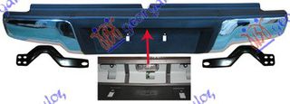ΠΡΟΦΥΛΑΚΤΗΡΑΣ ΠΙΣΩ ΧΡΩΜΙΟ για ISUZU P/U D-MAX 12-16
