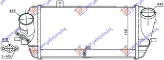 ΨΥΓΕΙΟ INTERCOOLER 1.1-1.4 CRDi ΠΕΤΡΕΛΑΙΟ (300x160x90)  για KIA RIO H/B 2011-2014 (UB)