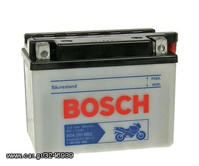 ΛΥΡΗΣ BOSCH YB4L-B, 12V, 4Ah/20A(EN), ΔΕΞ(+). ΑΝΟΙΚΤΟΥ ΤΥΠΟΥ, 0092M4F170 