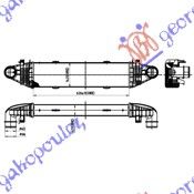 ΨΥΓ.INTER.2,2-3,2-3,5CDi (62,5x128x62)  για MERCEDES GLK (X204) 12-15