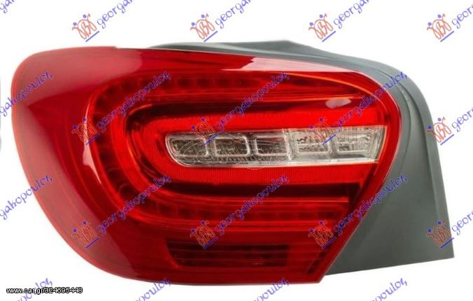 ΦΑΝΟΣ ΠΙΣΩ LED (ΟΒΑΛ ΦΙΣΑ) (E) ΑΡΙΣΤΕΡΗ ΠΛΕΥΡΑ για MERCEDES A CLASS (W176) 12-15