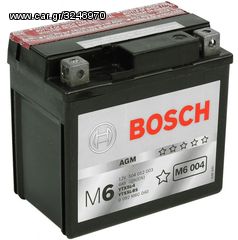 ΛΥΡΗΣ BOSCH YTX5L-BS, 12V, 4Ah/70A(EN), ΔΕΞ(+), M6-AGM, 0092M60040 