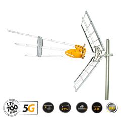 Televes 149921 DAT-45 T-Force 5G LTE HD BOSS Κεραία (21-48)