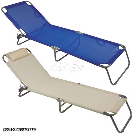 Ξαπλώστρα παραλίας SUMMER CLUB TEXTILENE 19352 μεταλλική 187x56x27cm ( 19352 )