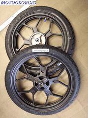 ΤΡΟΧΟΙ [ΖΑΝΤΕΣ] X1R CRYPTON-X 135 ΚΟΜΠΛΕ ME ΕΛΑΣΤΙΚΑ DUNLOP D104-thumb-1