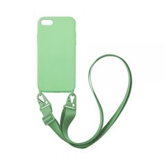 CarryHang Liquid Silicone Strap Apple - για iPhone 7/8 Plus - Ανοιχτό Πράσινο