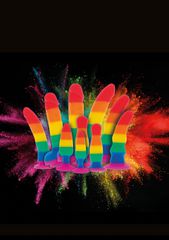 Πρωκτική Σφήνα Fun Stuffer Medium RAINBOW-thumb-3