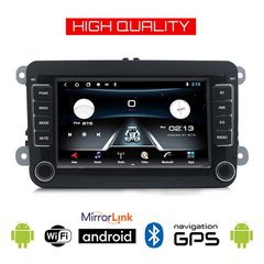 VW SKODA SEAT Android οθόνη αυτοκίνητου με GPS WI-FI Playstore Youtube (Volkswagen Golf Polo Passat Octavia Leon 7" MP3 USB Video Radio ΟΕΜ Bluetooth 23569 ηχοσύστημα OEM Mirrorlink)