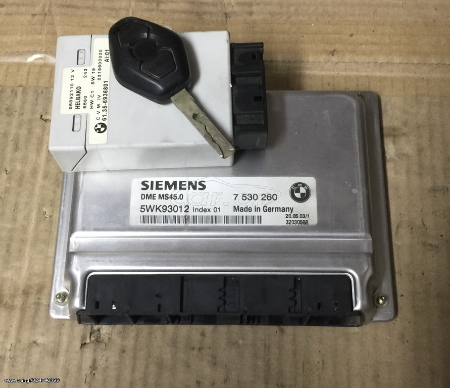BMW E85 Z4 E83 X3 E60 ΕΓΚΕΦΑΛΟΣ DME MS45