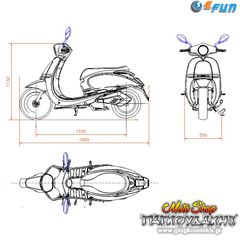 E-fun VESPA PUSA 5000 2026 CATL Lithium ELECTRIC SCOOTER Δωρεάν Μεταφορά!!!-thumb-22